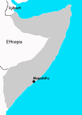 Somalia hotels map