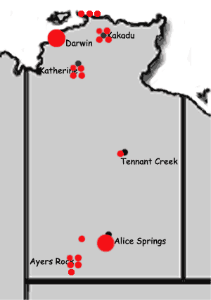 Hotels Northern Territory NT